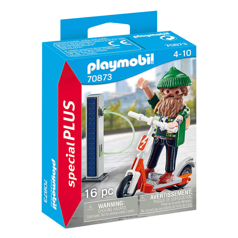 Load image into Gallery viewer, Playmobil specials hipster met e-scooter - 70873
