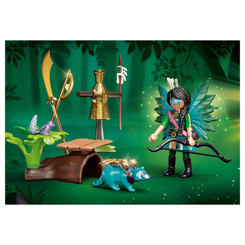 Afbeelding laden in galerijviewer, Playmobil ayuma starterset knight fairy met wasbeer - 70905
