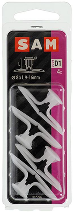Load image into Gallery viewer, Mack 1017894 - hollewandplug nylon 4 st tb | 10 stuks
