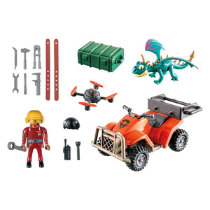 Playmobil dragons: the nine realms icaris quad phil - 71085