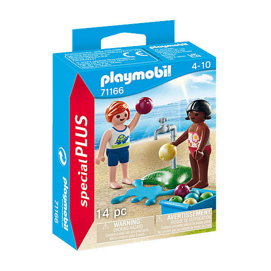 Load image into Gallery viewer, Playmobil Special Plus Kinderen met waterballonnen 71166
