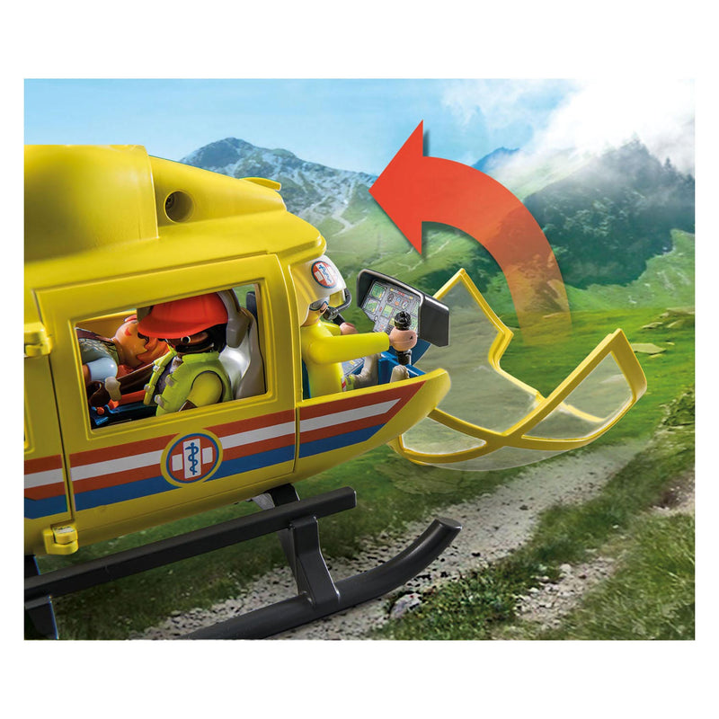 Load image into Gallery viewer, Playmobil city life reddingshelikopter - 71203
