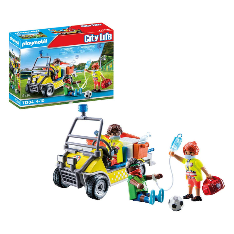 Load image into Gallery viewer, Playmobil City Life Reddingswagen 71204
