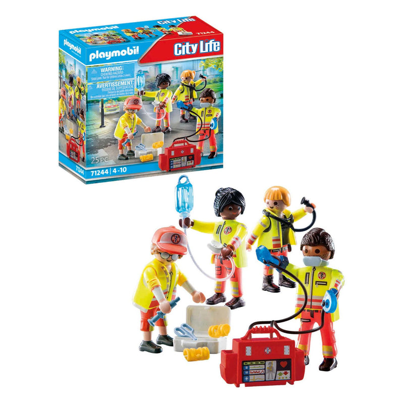 Load image into Gallery viewer, Playmobil city life reddingsteam - 71244
