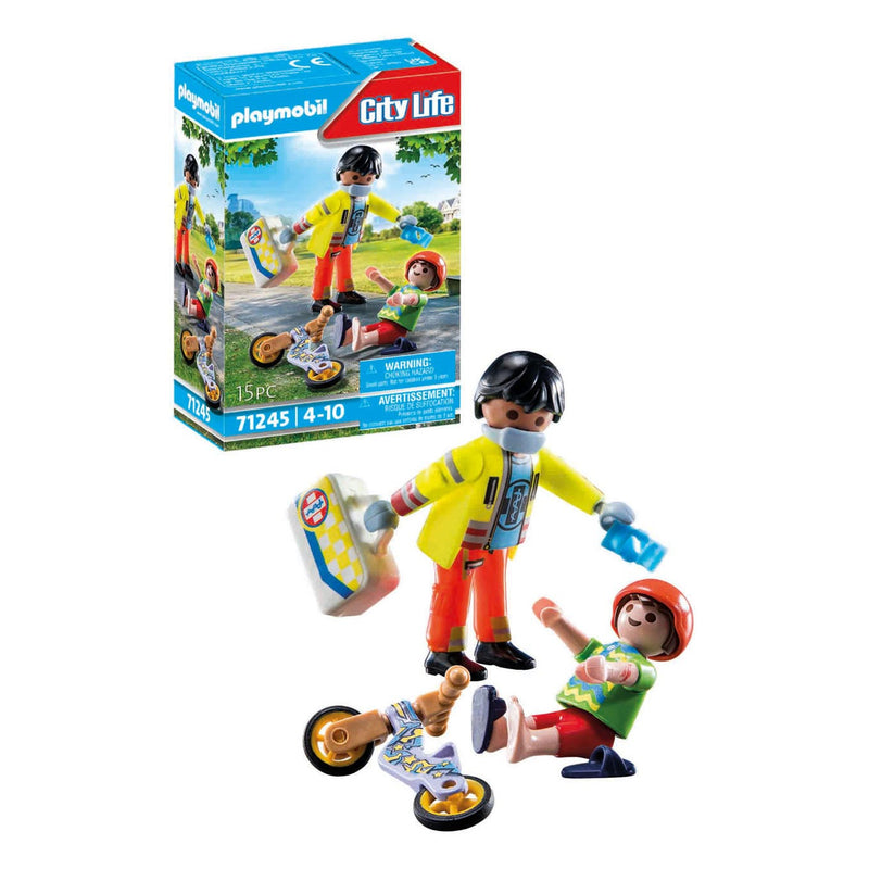 Load image into Gallery viewer, Playmobil City Life Verpleegkundige met patient 71245

