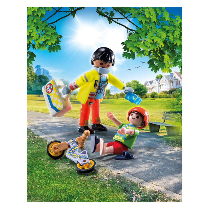 Load image into Gallery viewer, Playmobil City Life Verpleegkundige met patient 71245
