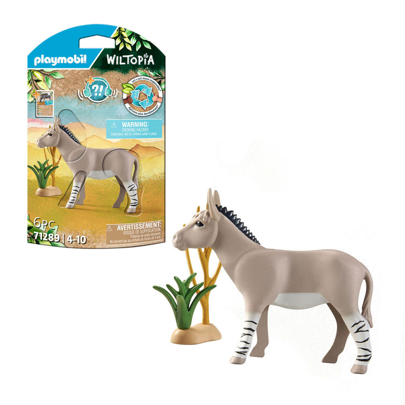 Load image into Gallery viewer, Playmobil WIltopia Afrikaanse Wilde ezel 71289
