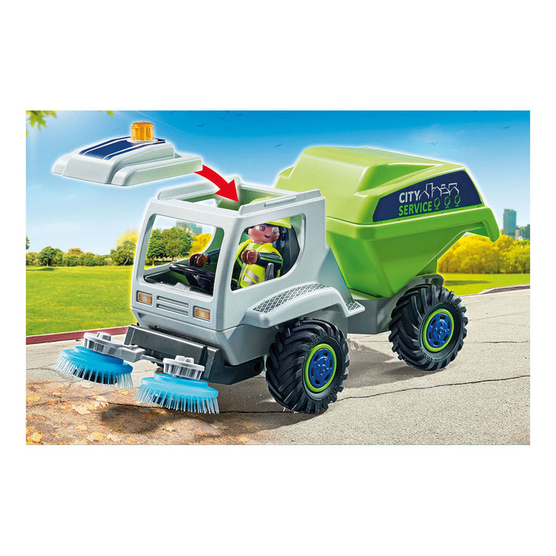 Load image into Gallery viewer, Playmobil City Action Straatveger 71432
