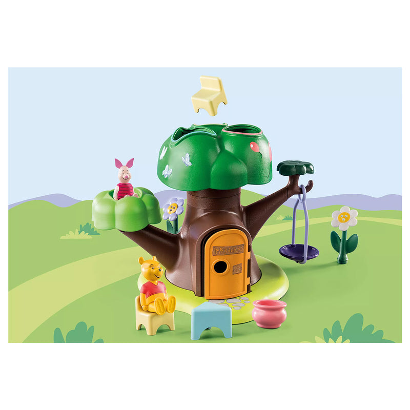 Load image into Gallery viewer, Playmobil 1.2.3. de Poeh Boomhut 71316
