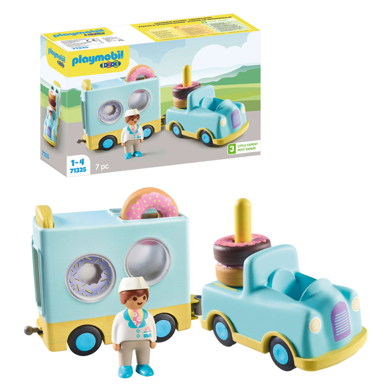 Load image into Gallery viewer, Playmobil Junior Donut truck 71325
