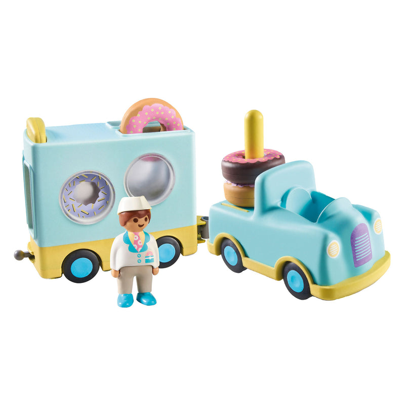 Load image into Gallery viewer, Playmobil Junior Donut truck 71325
