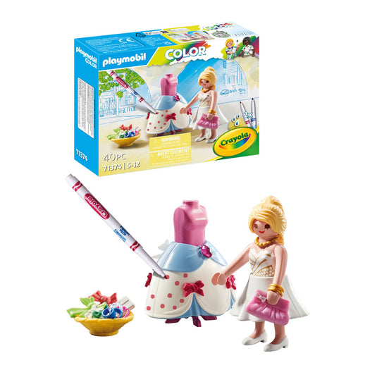 Playmobil color modieuze jurk - 71374