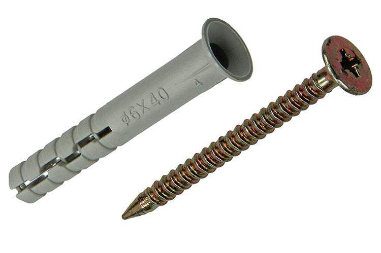 Load image into Gallery viewer, Mack 1017907 - nylon nagelplug polyamide 12 st 6 x 40 mm | 5 stuks
