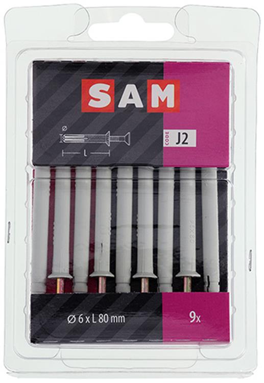 Load image into Gallery viewer, Mack 1017909 - nylon nagelplug polyamide 9 st 6 x 80 mm | 5 stuks
