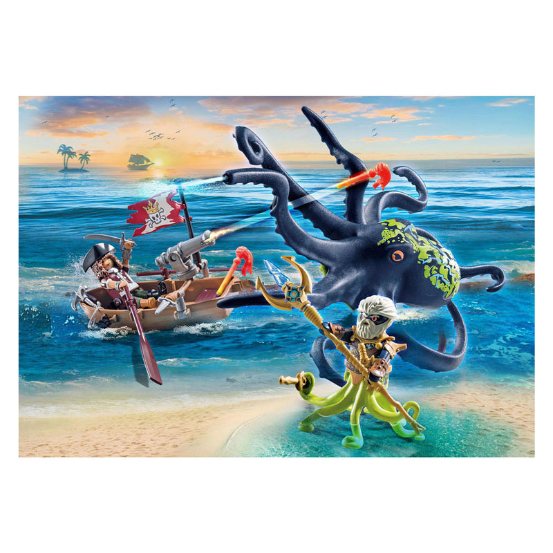 Load image into Gallery viewer, Playmobil pirates gevecht tegen de reuzenoctopus - 71419
