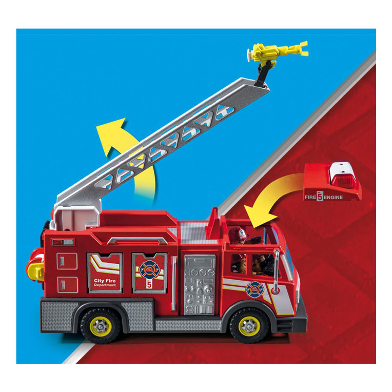 Load image into Gallery viewer, Playmobil City Life Promo Brandweerwagen 71233
