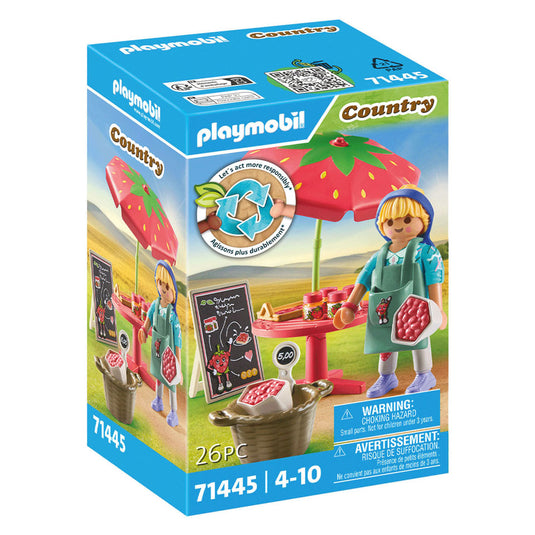 Playmobil country huisgemaakte jam verkoopstand - 71445