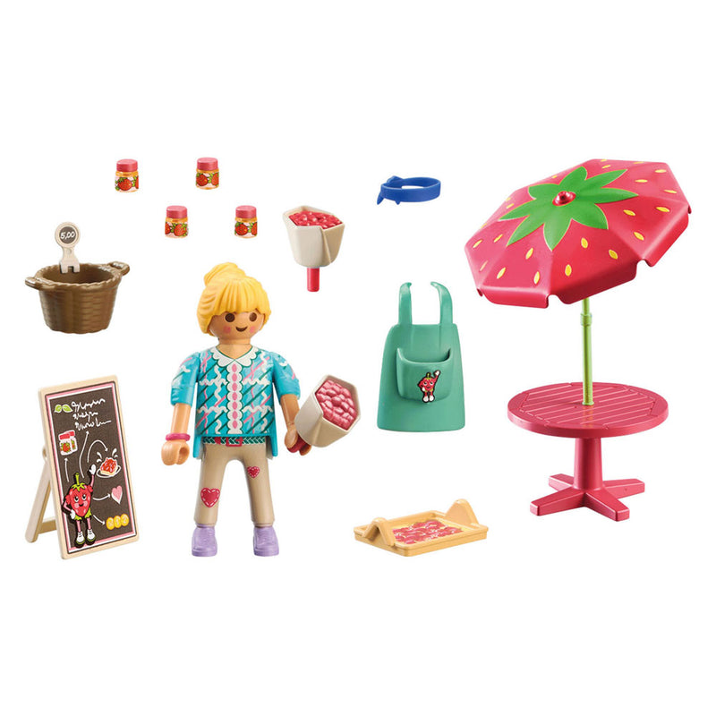 Load image into Gallery viewer, Playmobil country huisgemaakte jam verkoopstand - 71445
