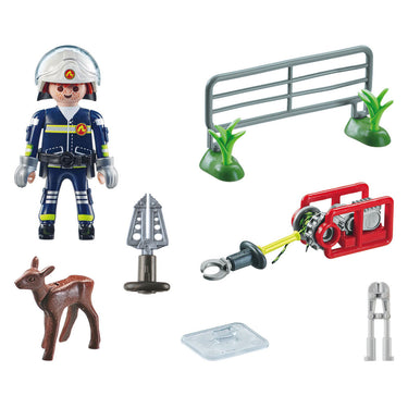 Playmobil action heroes dierenbescherming brandweer - 71467
