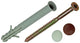 Mack 1017913 - kozijnplug met schroef polyamide 12 st 8 x 80 mm | 5 stuks