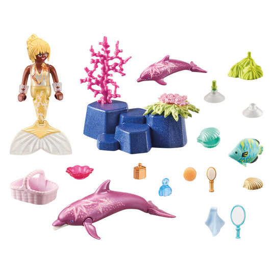Playmobil princess magic zeemeermin met dolfijnen - 71501