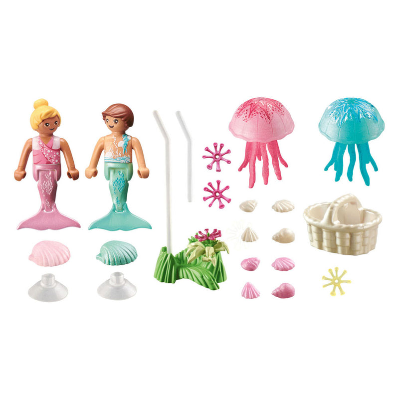 Load image into Gallery viewer, Playmobil princess magic zeemeerminkinderen met kwallen - 71504
