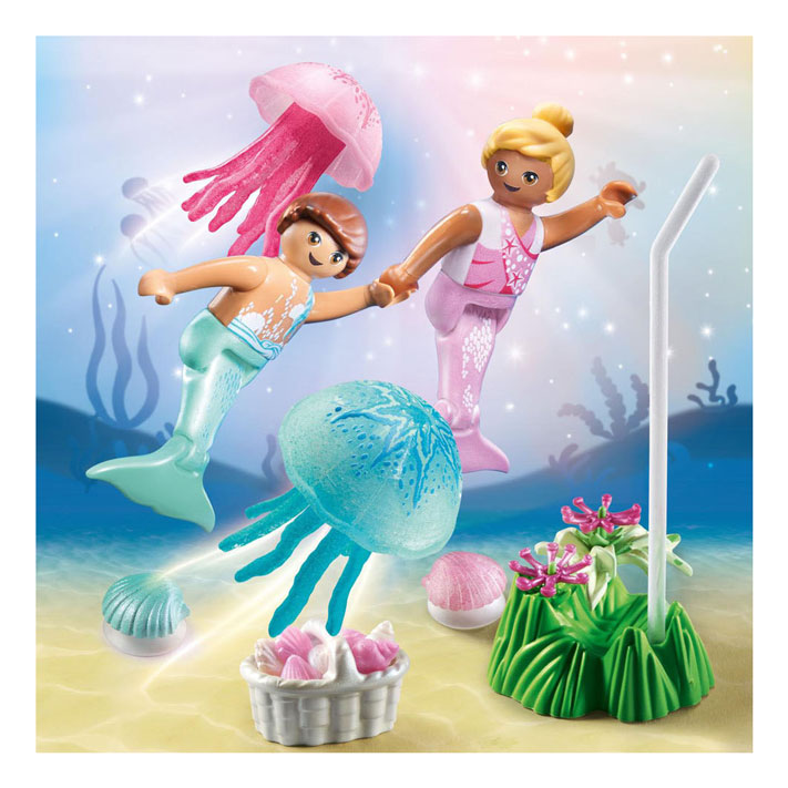 Load image into Gallery viewer, Playmobil princess magic zeemeerminkinderen met kwallen - 71504
