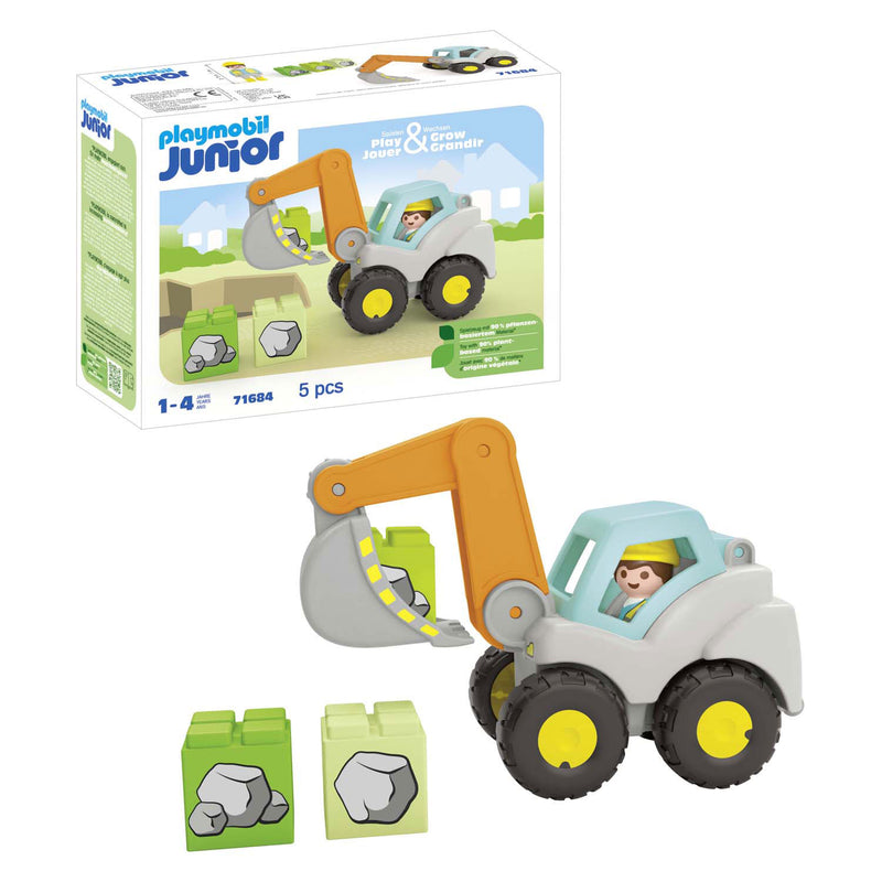 Load image into Gallery viewer, Playmobil junior junior graaflader
