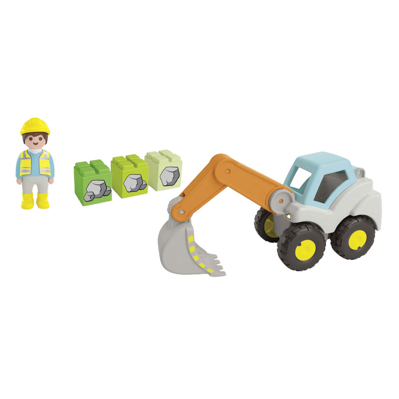 Load image into Gallery viewer, Playmobil junior junior graaflader
