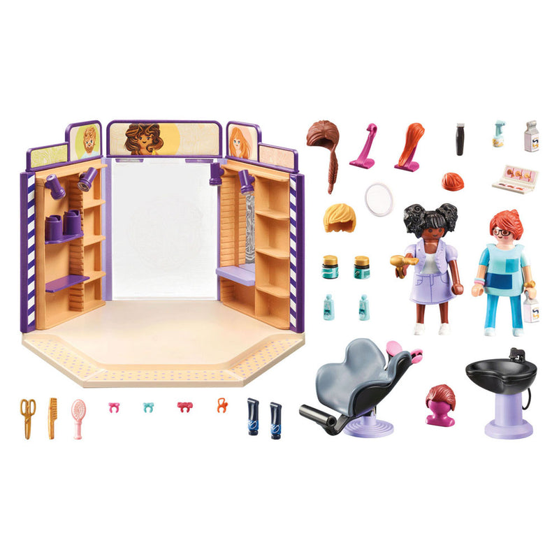 Load image into Gallery viewer, Playmobil my life kapsalon - 71535
