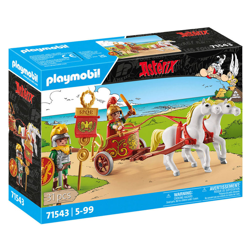 Load image into Gallery viewer, PLAYMOBIL Asterix: Romeinse Strijdwagen 71543
