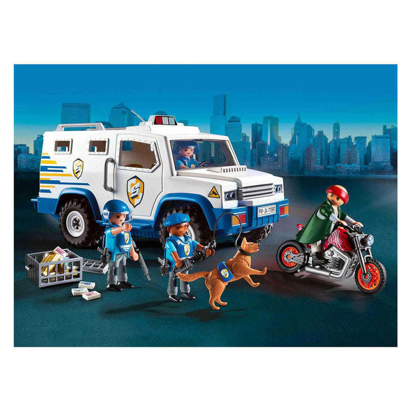 Load image into Gallery viewer, Playmobil action heroes geldtransporteur
