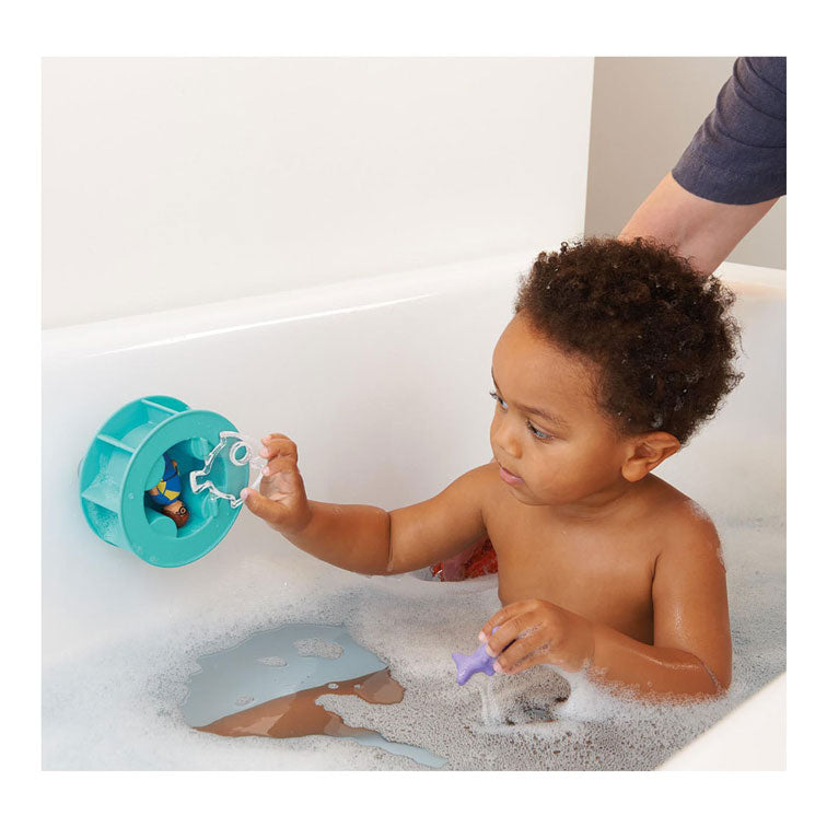 Load image into Gallery viewer, Playmobil junior waterwervelrad met babyhaai 70636
