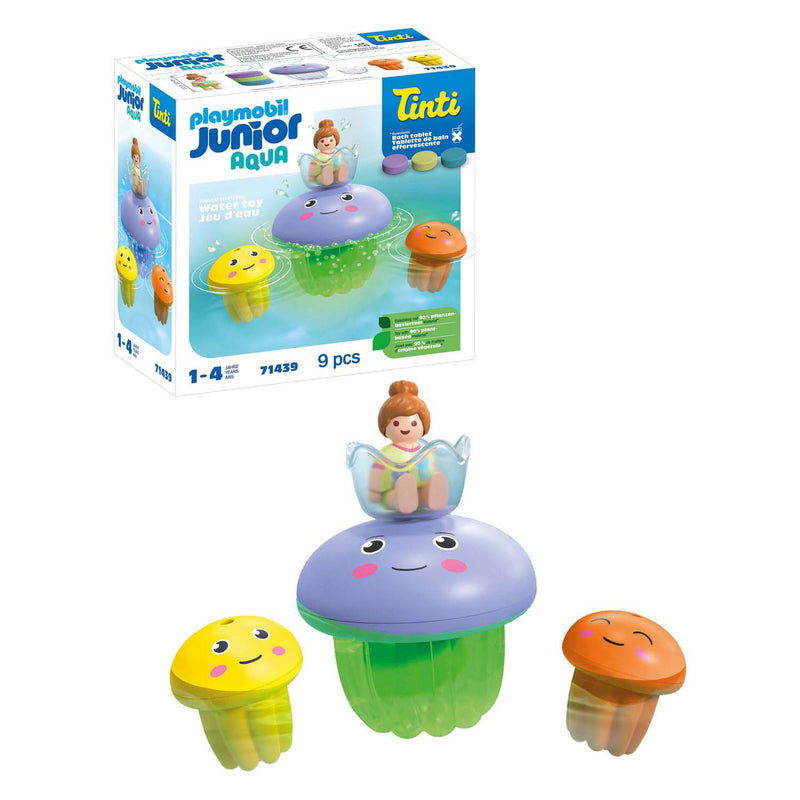Load image into Gallery viewer, Playmobil junior tinti kleurrijke kwallenfamilie - 71439
