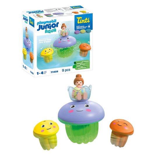 Playmobil junior tinti kleurrijke kwallenfamilie - 71439