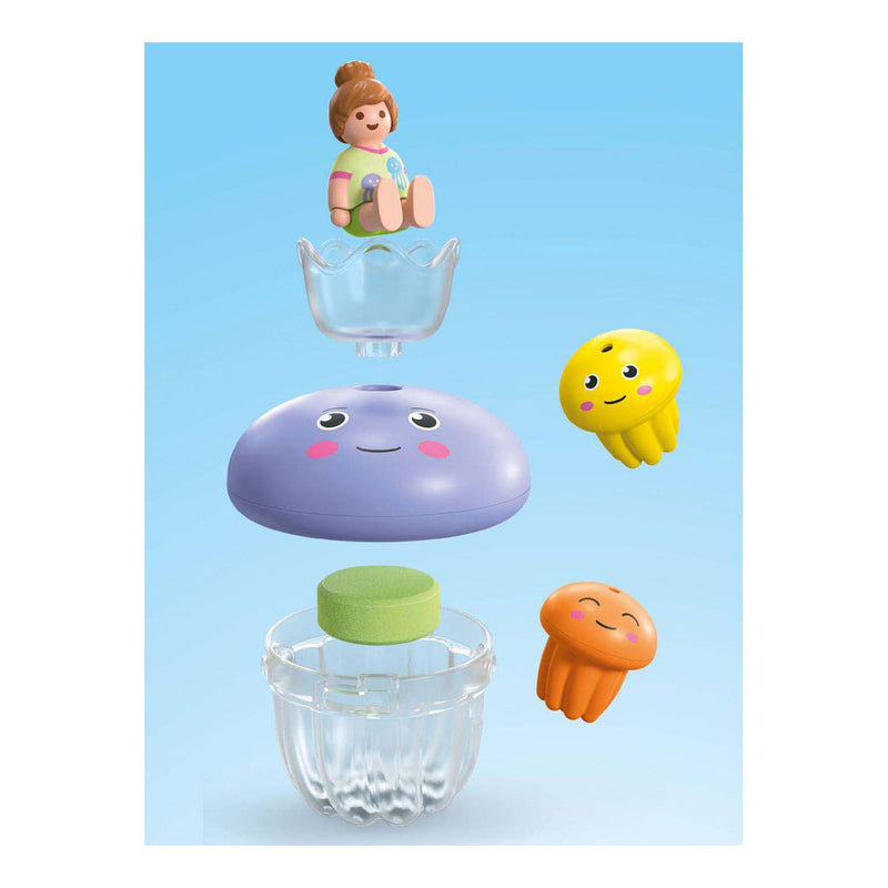 Load image into Gallery viewer, Playmobil junior tinti kleurrijke kwallenfamilie - 71439
