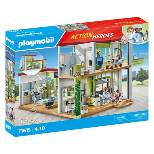 Playmobil action heroes nieuw ziekenhuis - 71615