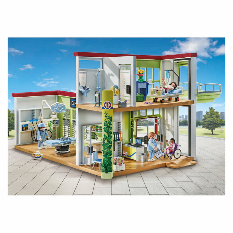 Load image into Gallery viewer, Playmobil action heroes nieuw ziekenhuis - 71615
