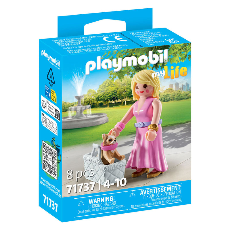 Load image into Gallery viewer, Playmobil my life it-meisje met chihuahua - 71737
