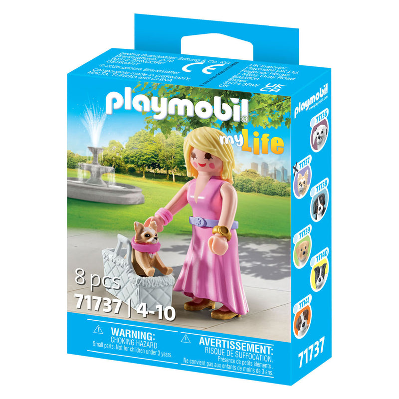 Load image into Gallery viewer, Playmobil my life it-meisje met chihuahua - 71737
