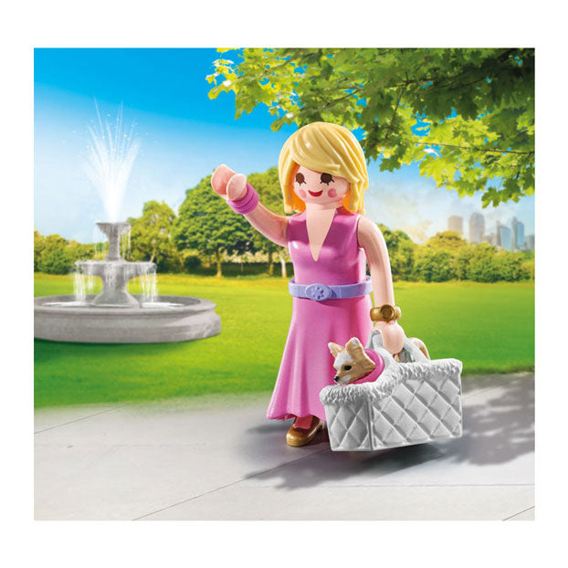 Load image into Gallery viewer, Playmobil my life it-meisje met chihuahua - 71737
