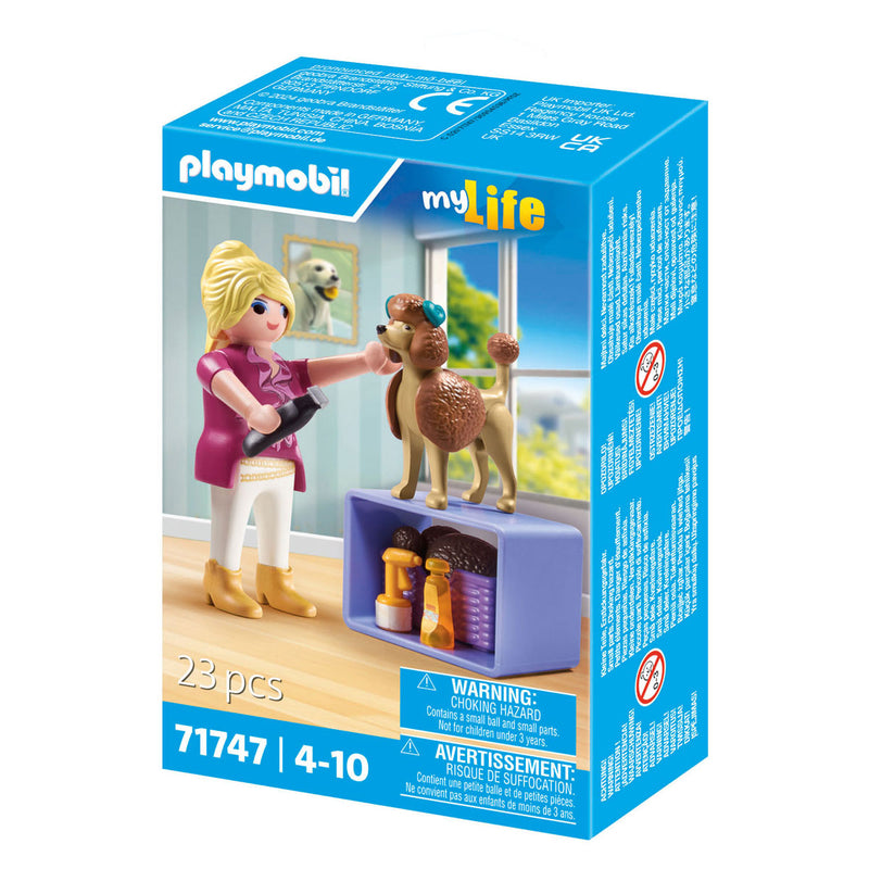 Load image into Gallery viewer, Playmobil my life hondentrimmer - 71747
