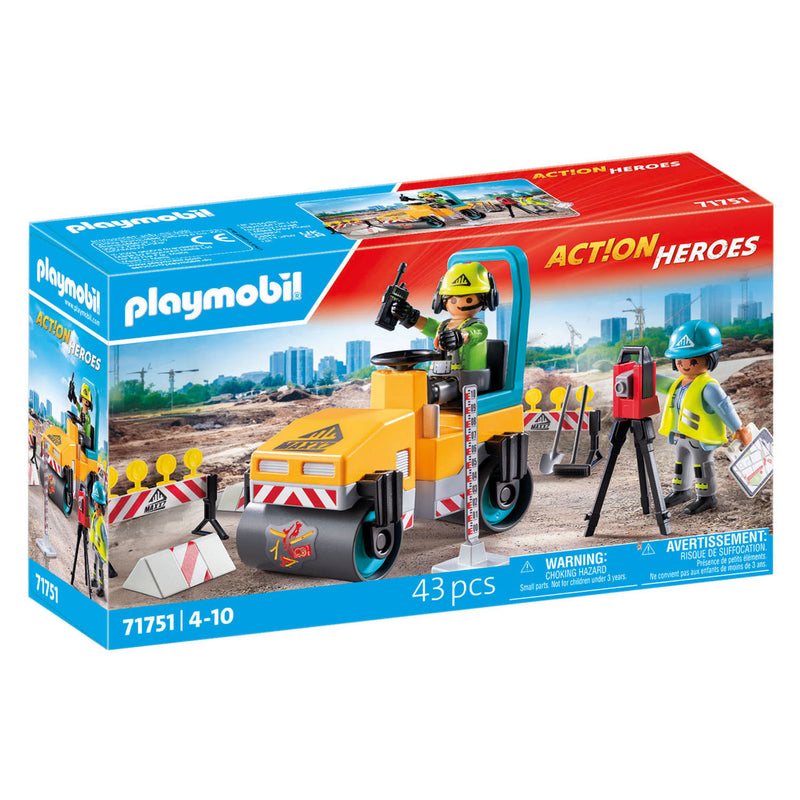 Load image into Gallery viewer, Playmobil action heroes wegenbouw - 71751
