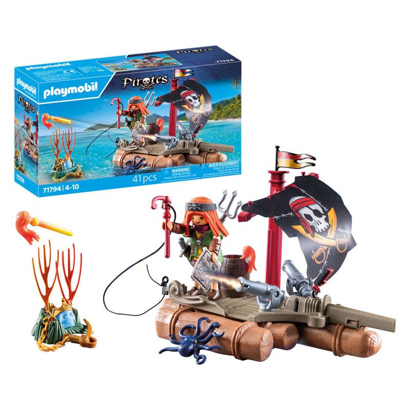 Load image into Gallery viewer, Playmobil pirates piratenvlot met schat - 71793

