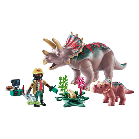 Playmobil dinos triceratops familie - 71821