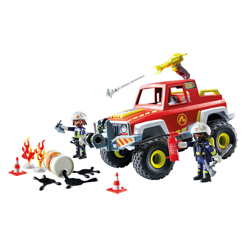 Load image into Gallery viewer, Playmobil action heroes brandweerwagen - 71824
