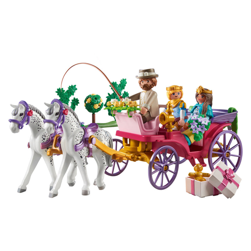 Load image into Gallery viewer, Playmobil princess magic koetsrit met prins en prinses - 71846
