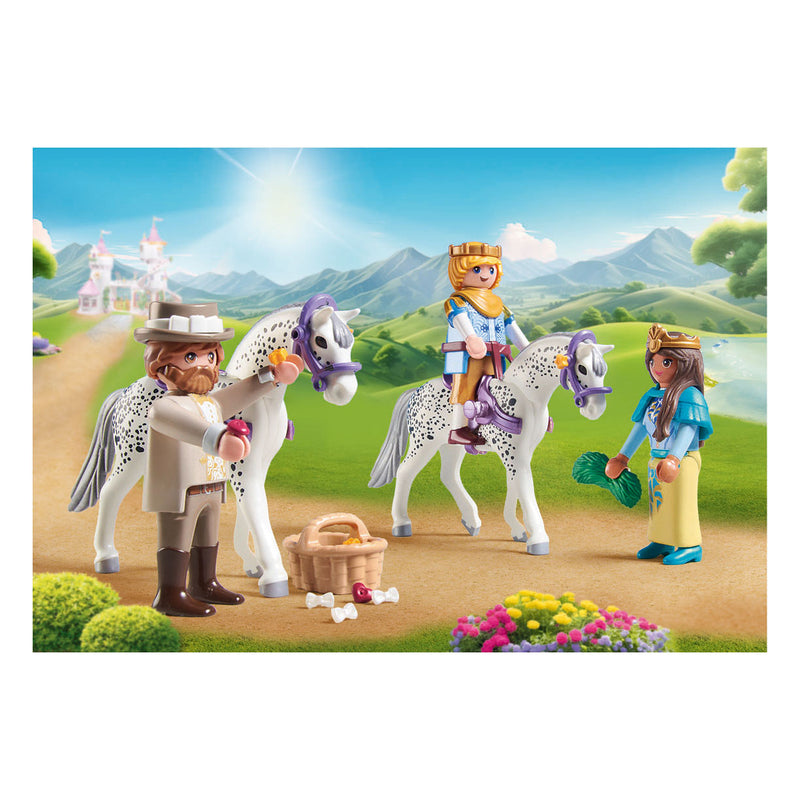 Load image into Gallery viewer, Playmobil princess magic koetsrit met prins en prinses - 71846

