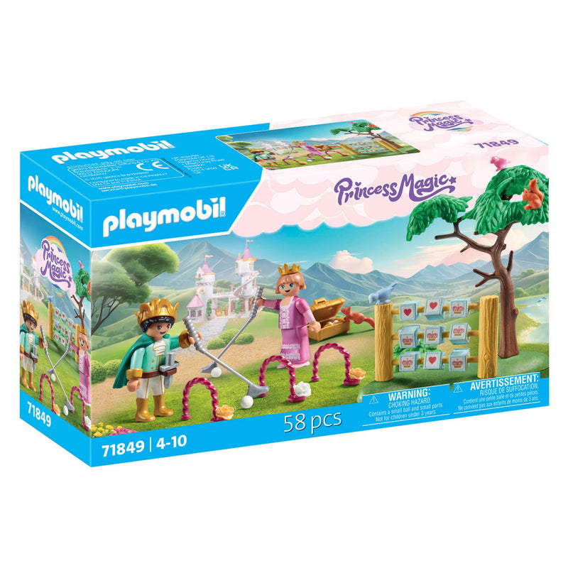 Load image into Gallery viewer, Playmobil princess magic koninklijke kinderen in speeltuin - 71849

