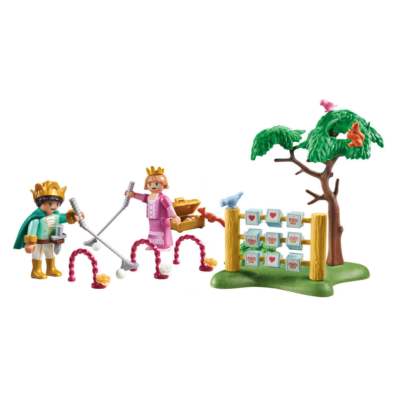 Load image into Gallery viewer, Playmobil princess magic koninklijke kinderen in speeltuin - 71849
